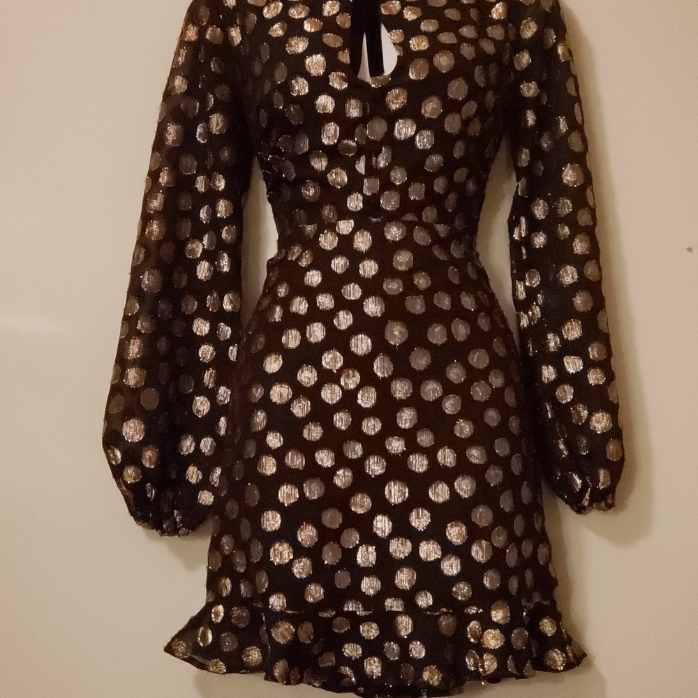 For Love and Lemons metallic dress - Picture 3 of 6